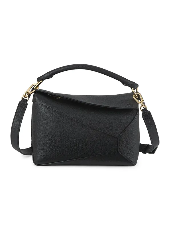 Small Puzzle Edge Handle Bag