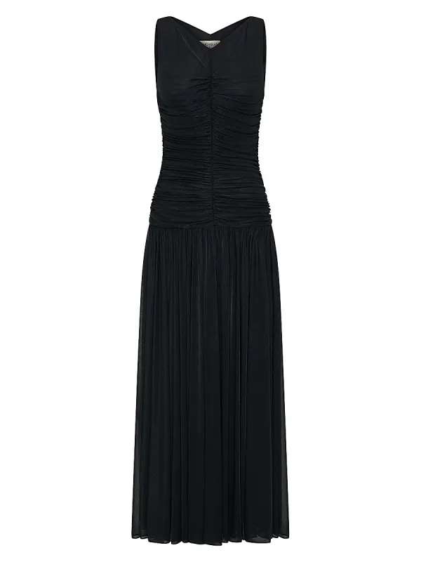 Melia Ruched Maxi Dress