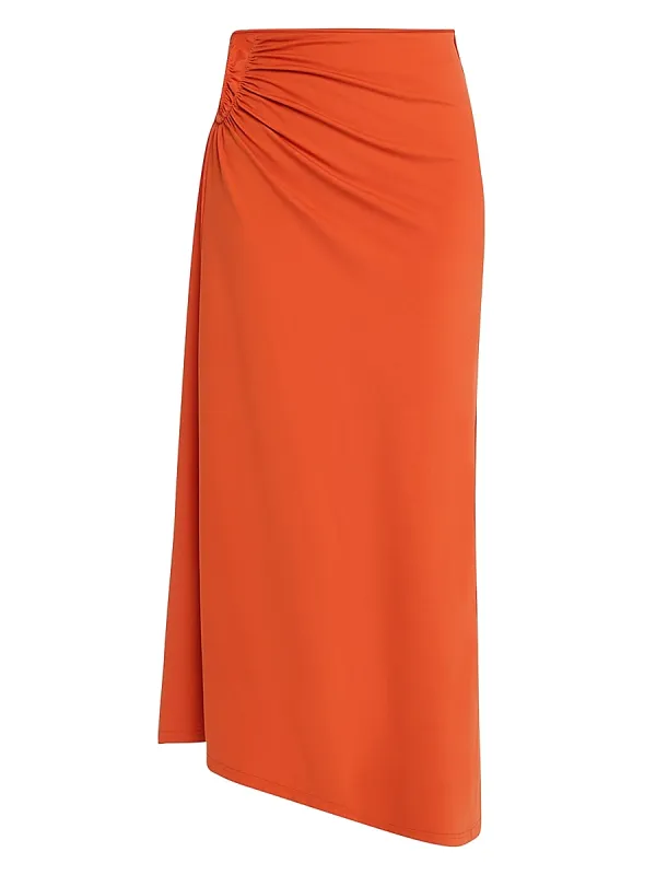 Shelby U-Ring Draped Maxi Skirt
