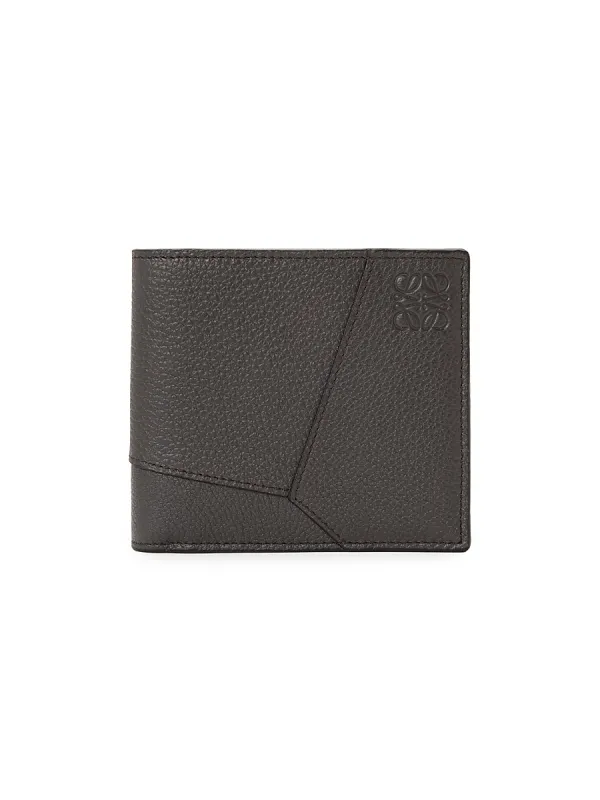 Puzzle Leather Bifold Wallet