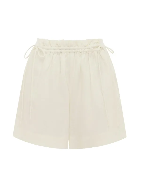 Tapestry Weekend Linen Shorts