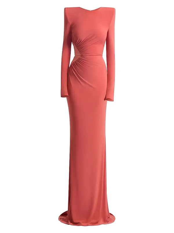 Echoes of Self Ruched Body-Con Gown by Zhivago