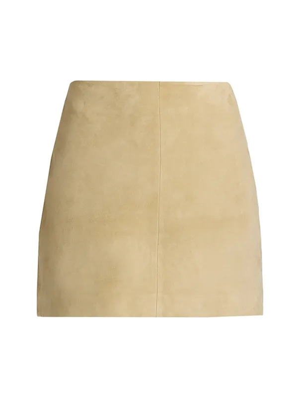 Melody Suede Miniskirt