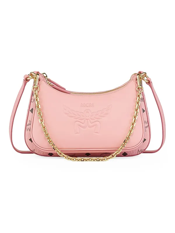 Small Aren Visetos Crossbody Bag by MCM