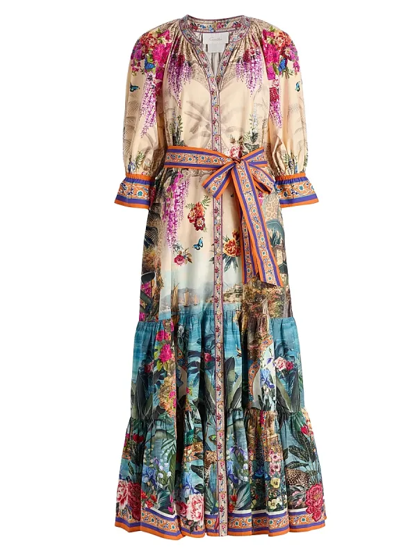 Cotton Maxi Shirtdress