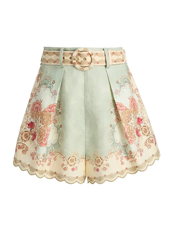 Daylight Tuck Linen Shorts