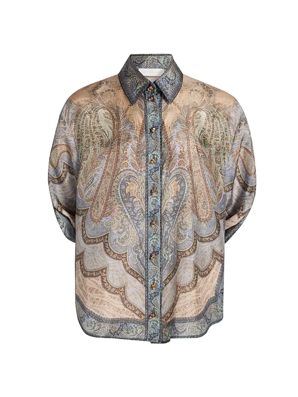 Wanderlust Paisley Silk Shirt