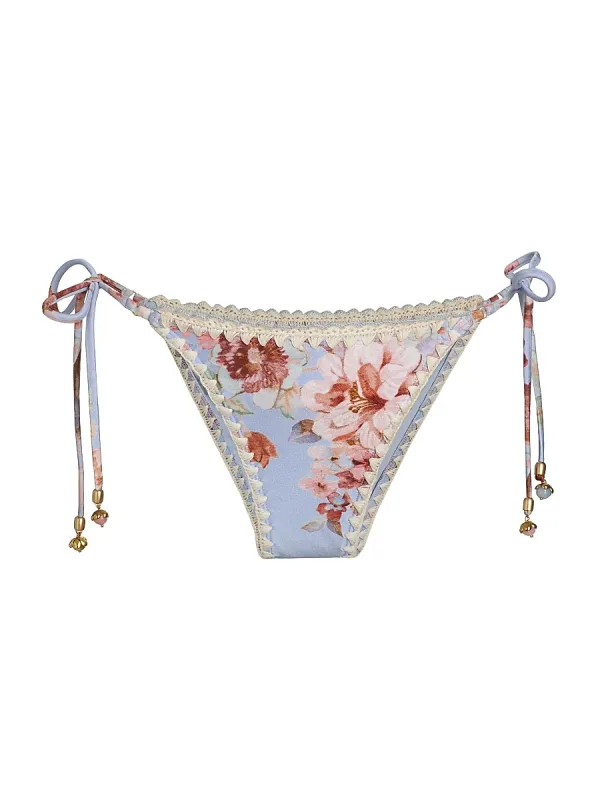 Awaken Crochet Edge Side-Tie Bikini Bottom