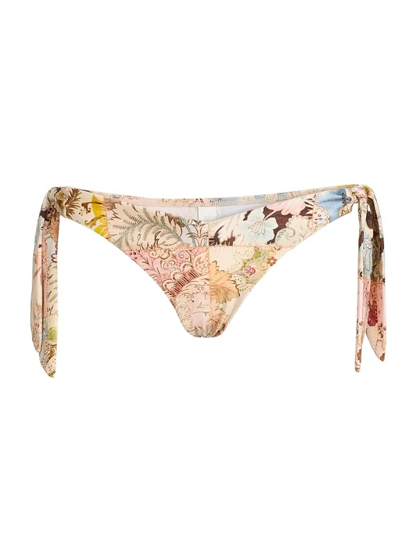 Daylight Paisley Side-Tie Bikini Bottom