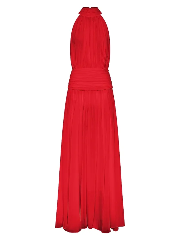 Tessa Pleated Maxi Dress