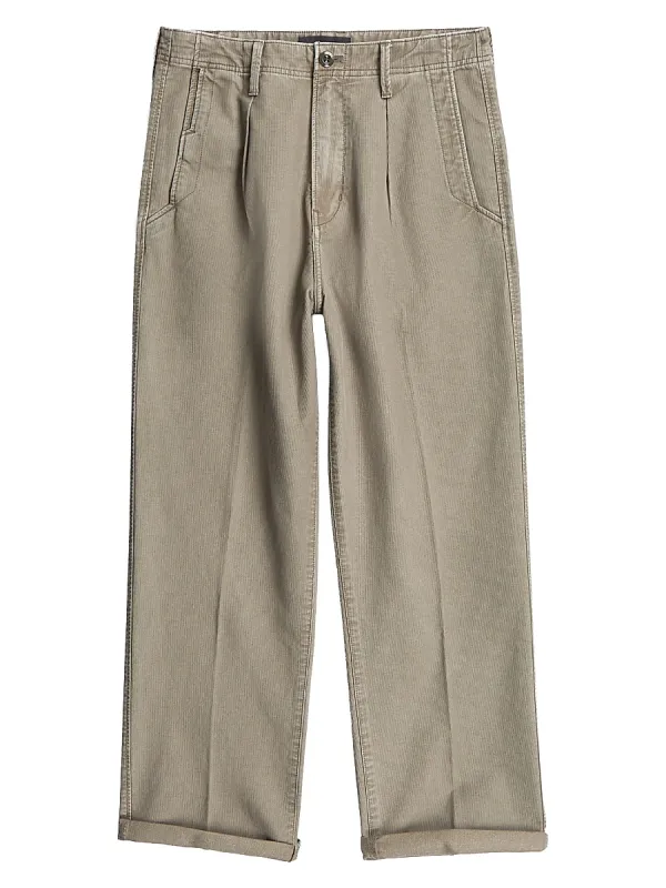 Pleated Corduroy Chino Pants by G-Star