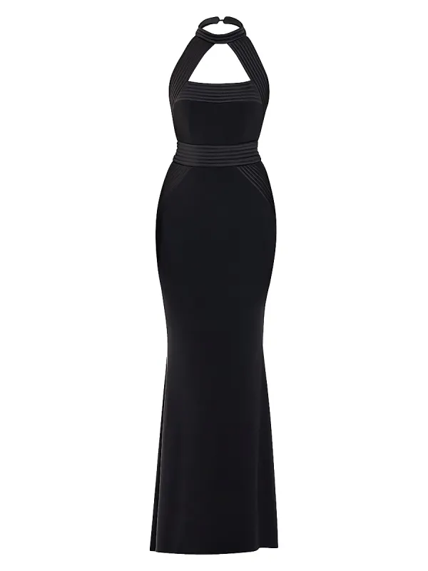 They Return Halterneck Gown