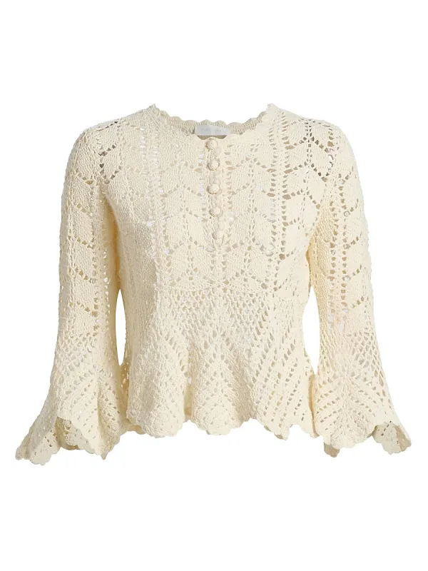 Awaken Lace Crochet Cotton Top
