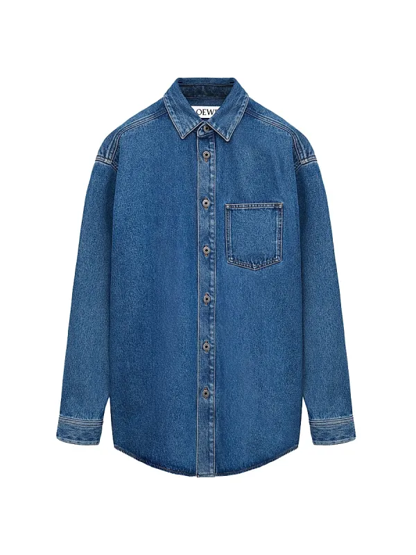 Anagram Denim Overshirt