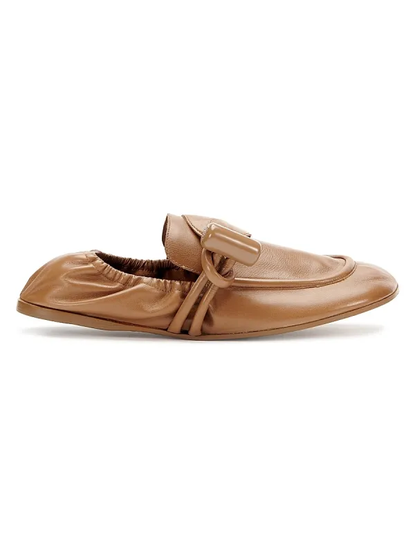 Toggle Leather Loafers