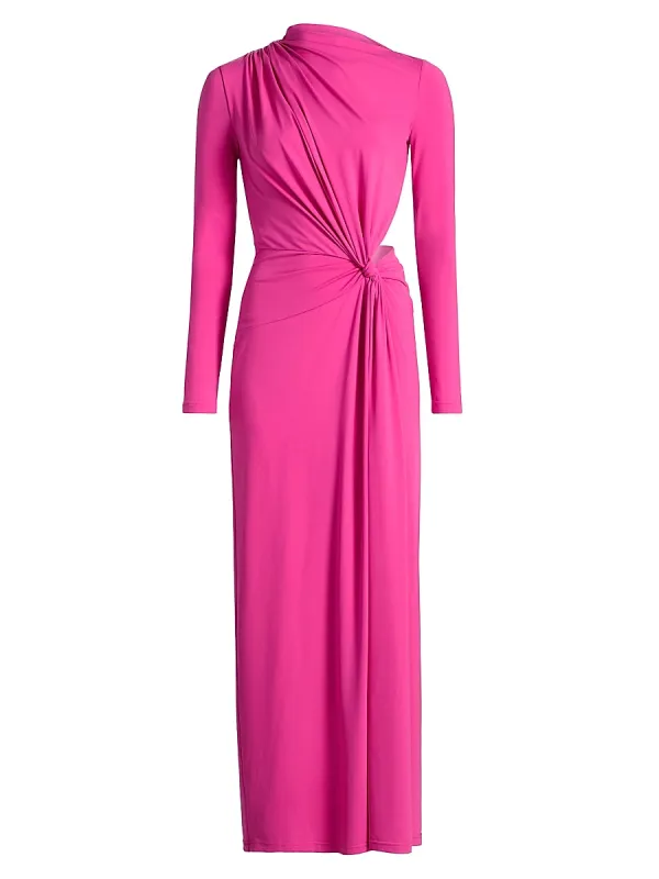 June Long-Sleeve Maxi Dress