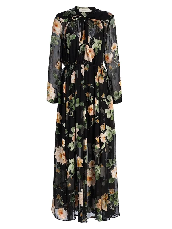 Luna Burnout Maxi Dress