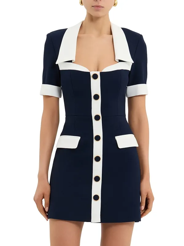 Ula Crepe Minidress by Rebecca Vallance