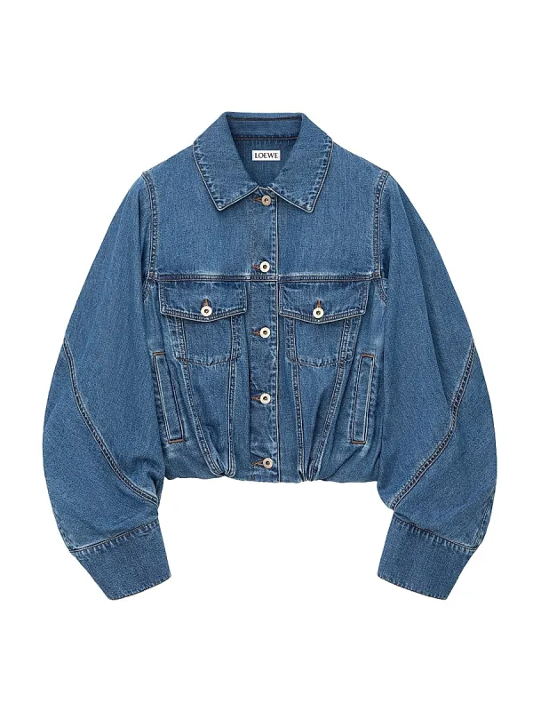 Denim Bomber Jacket