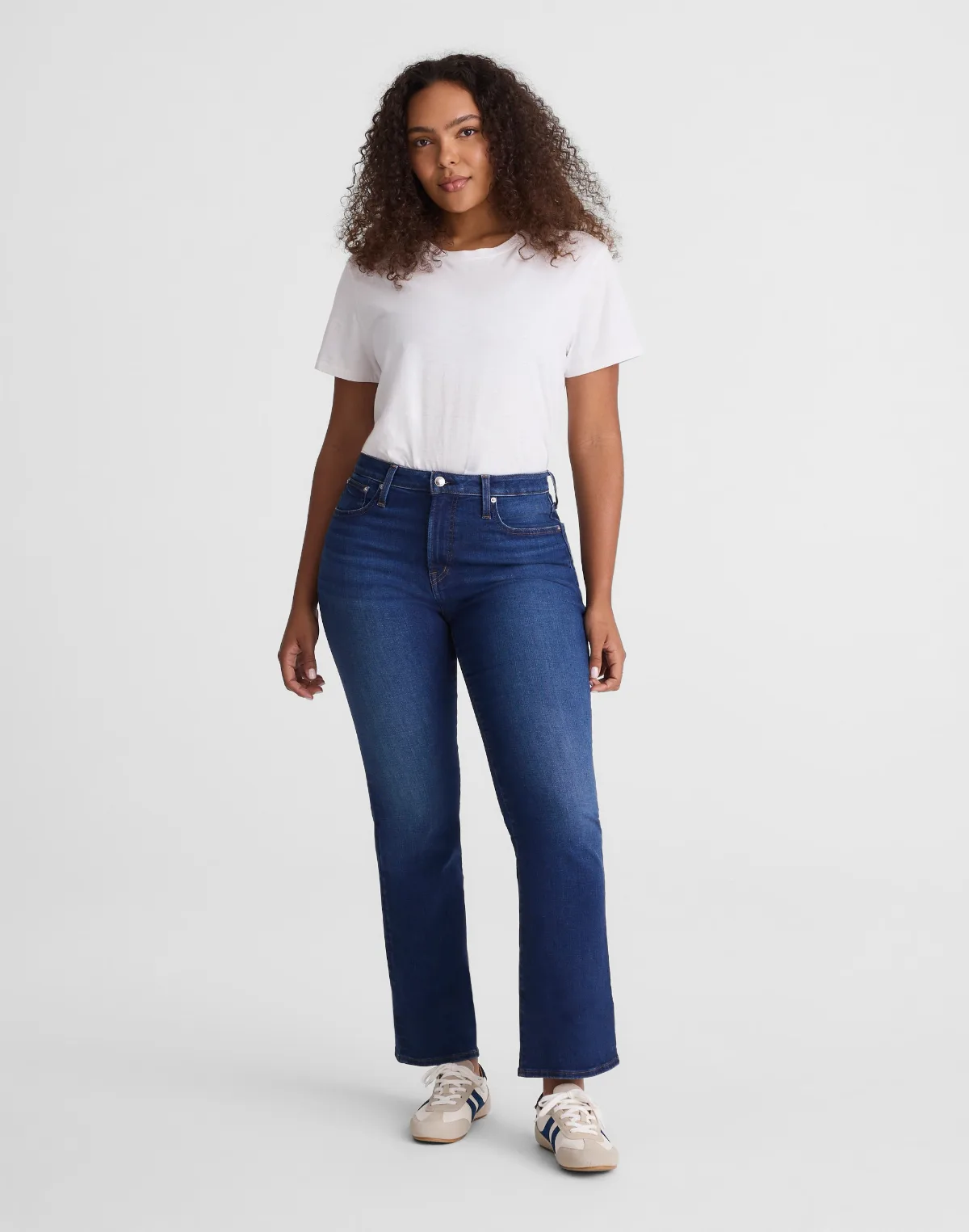 The Curvy Flare Crop Jean in Super Stretch Denim by MW