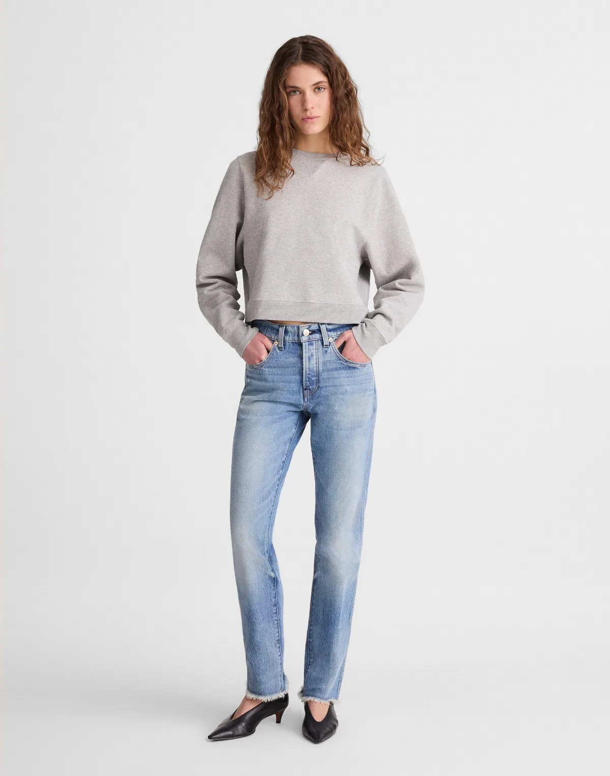 Madewell x Benjamin Talley Smith the Putney Mid-Rise Straight Jean by MW