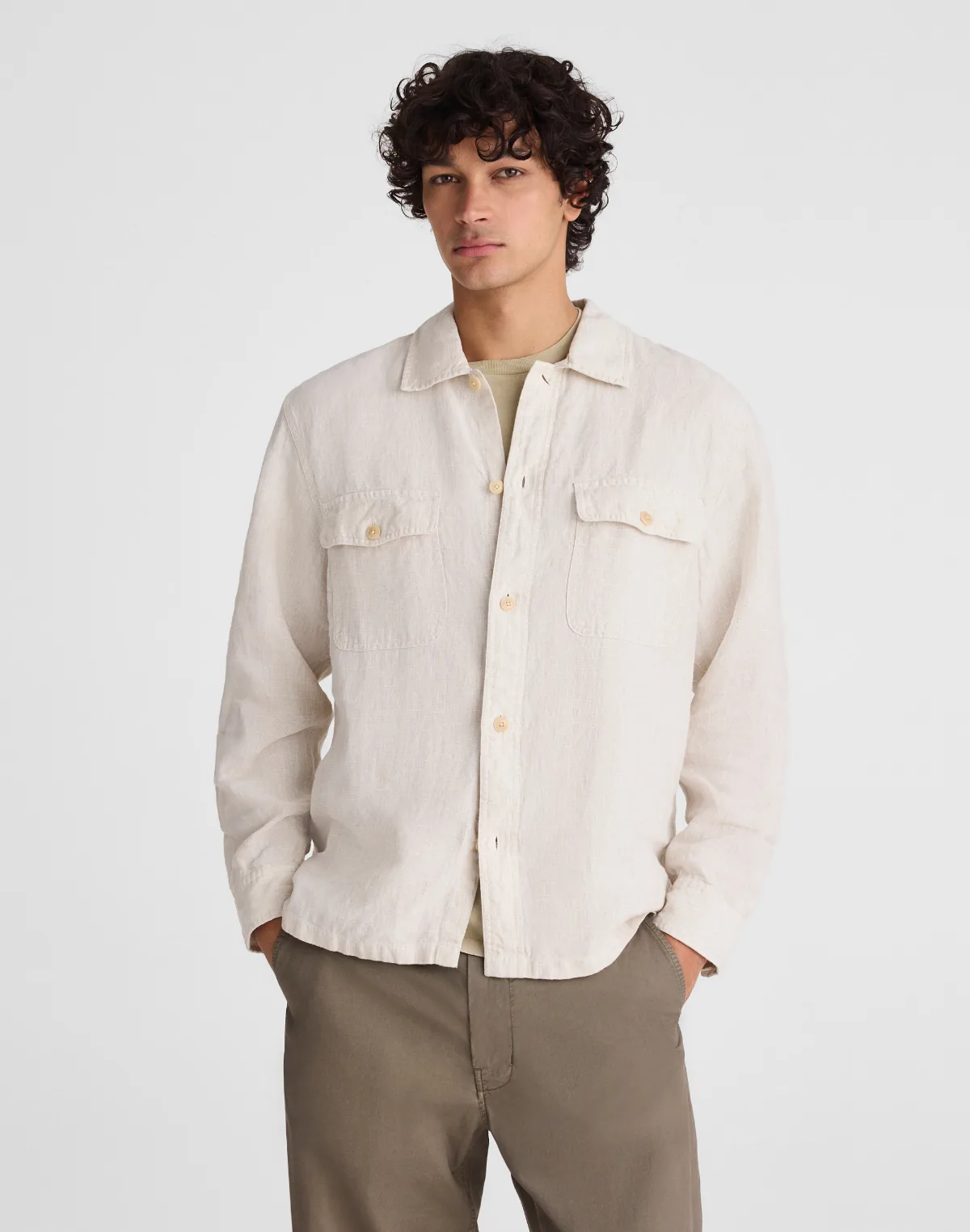 The Station Shirt in Linen by MW