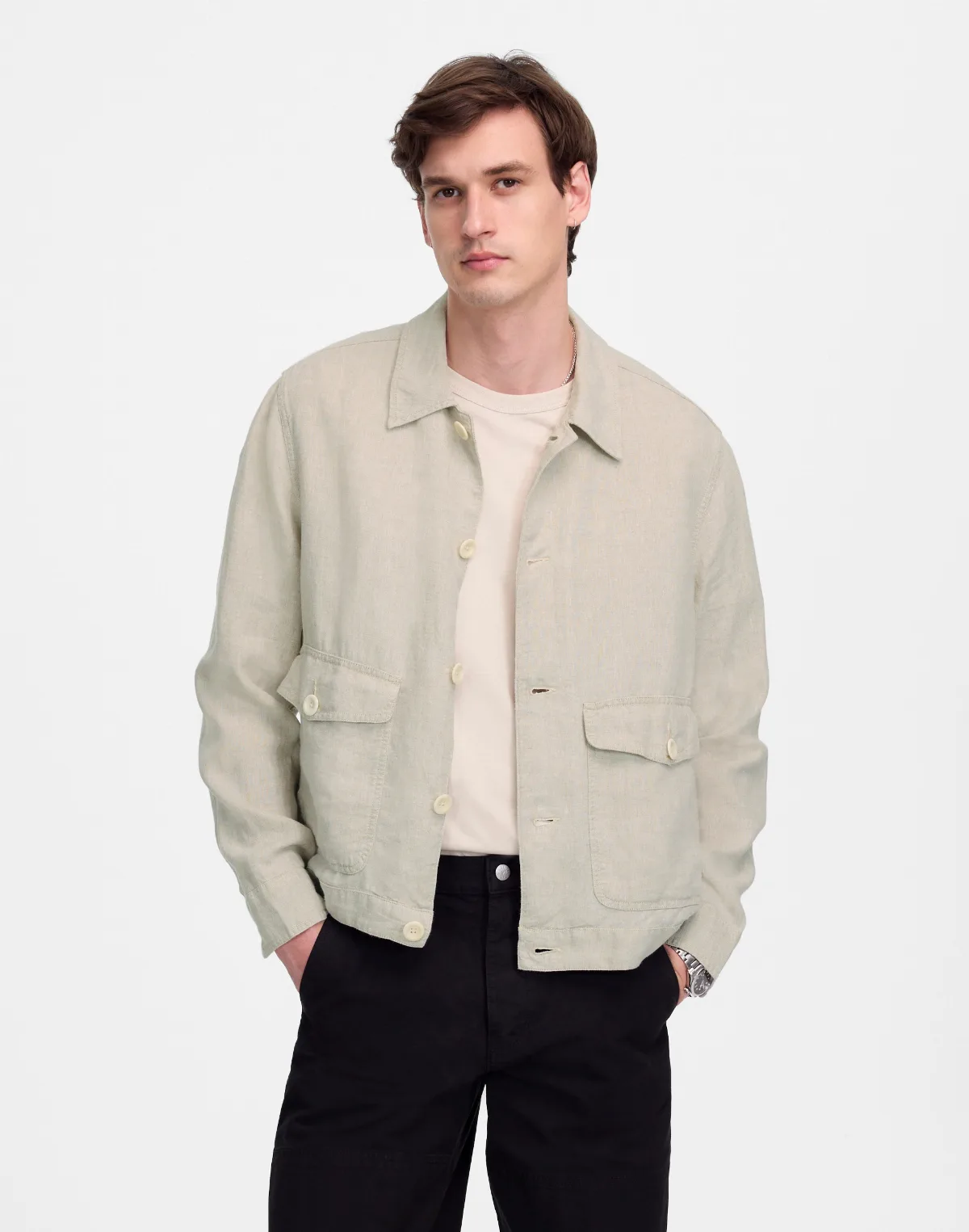Linen Shirt-Jacket by MW