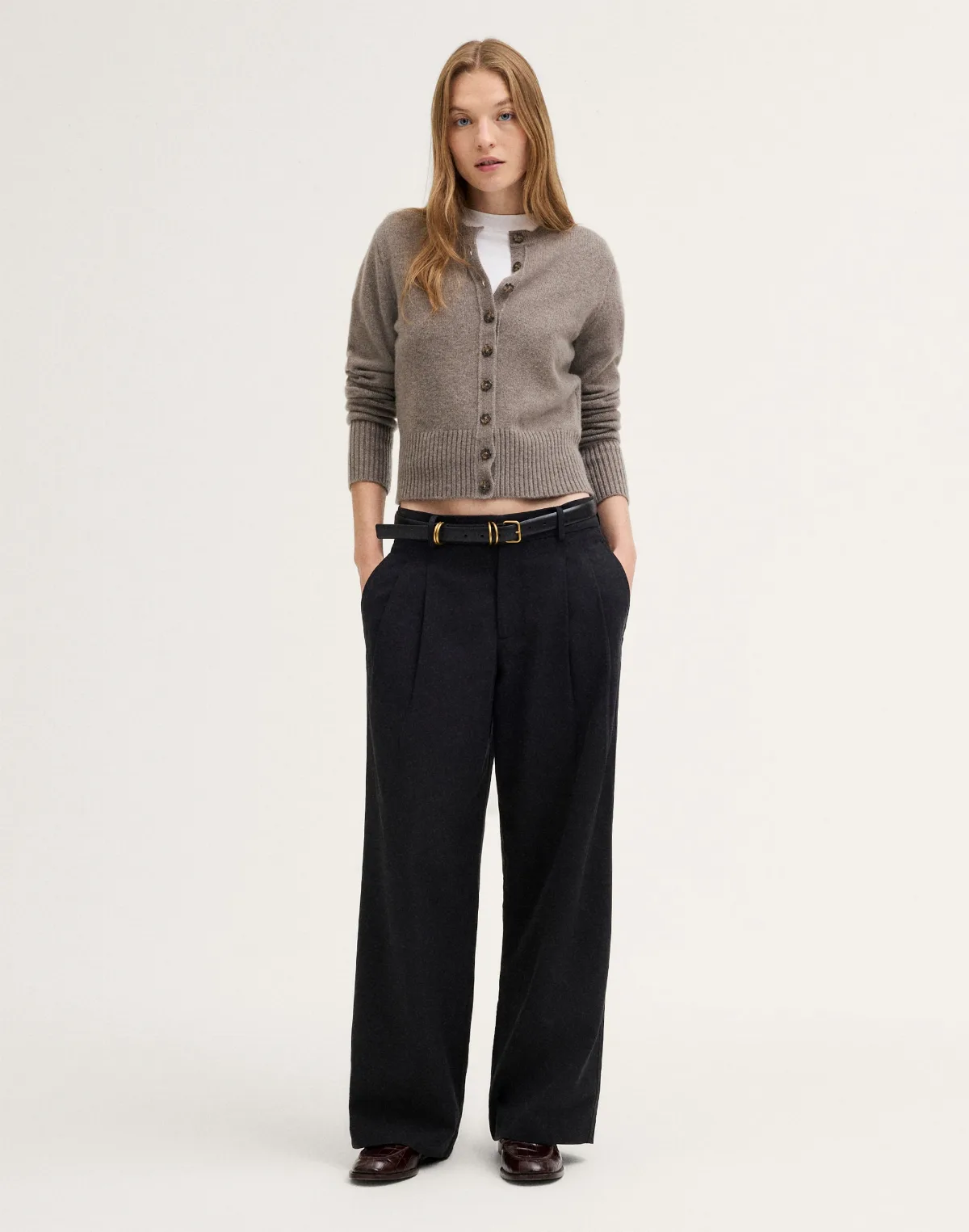 The Short Everyday Trouser in Drapey Twill by MW
