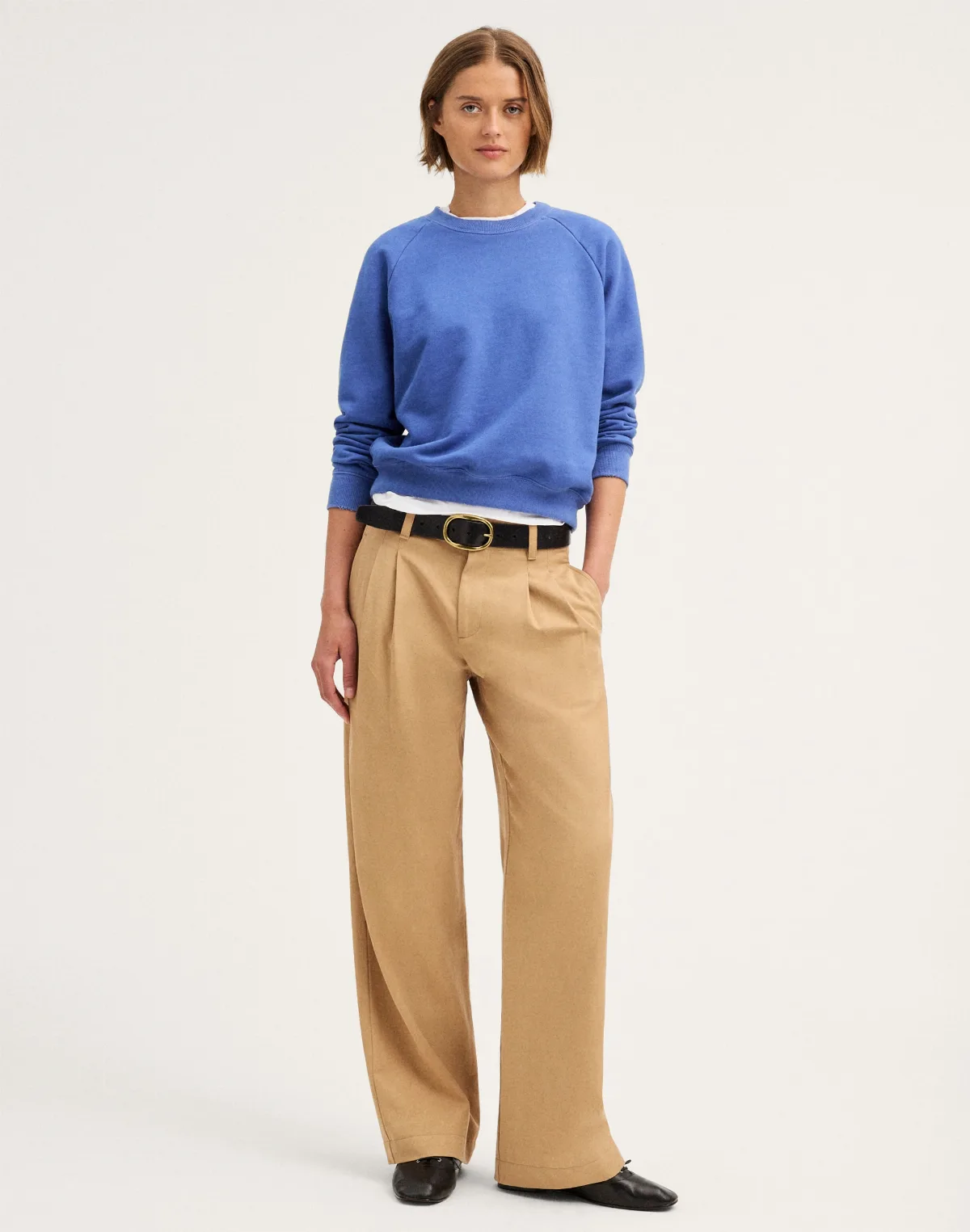 The Everyday Trouser in Drapey Twill by MW