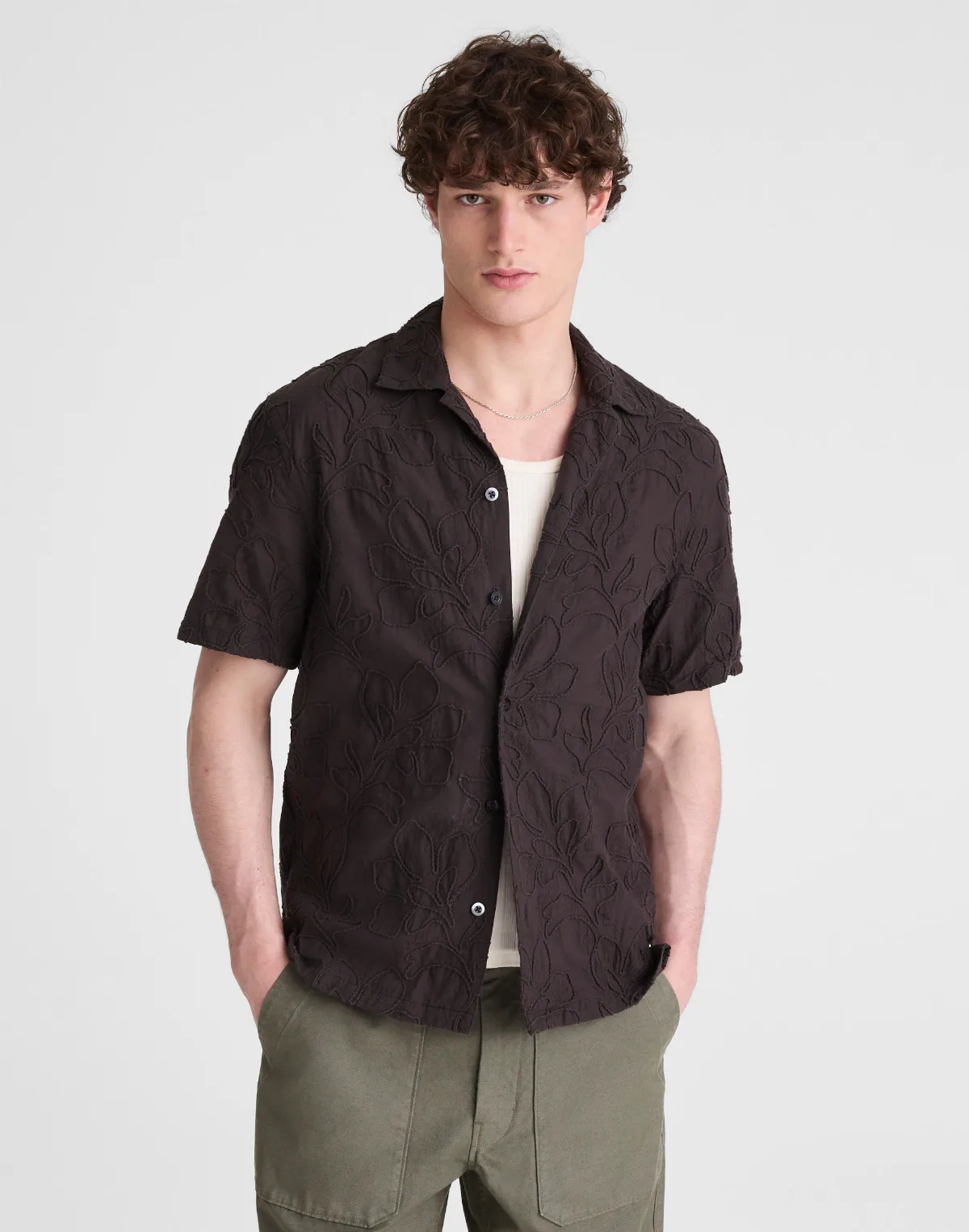 The Short-Sleeve Camp Shirt in Cotton