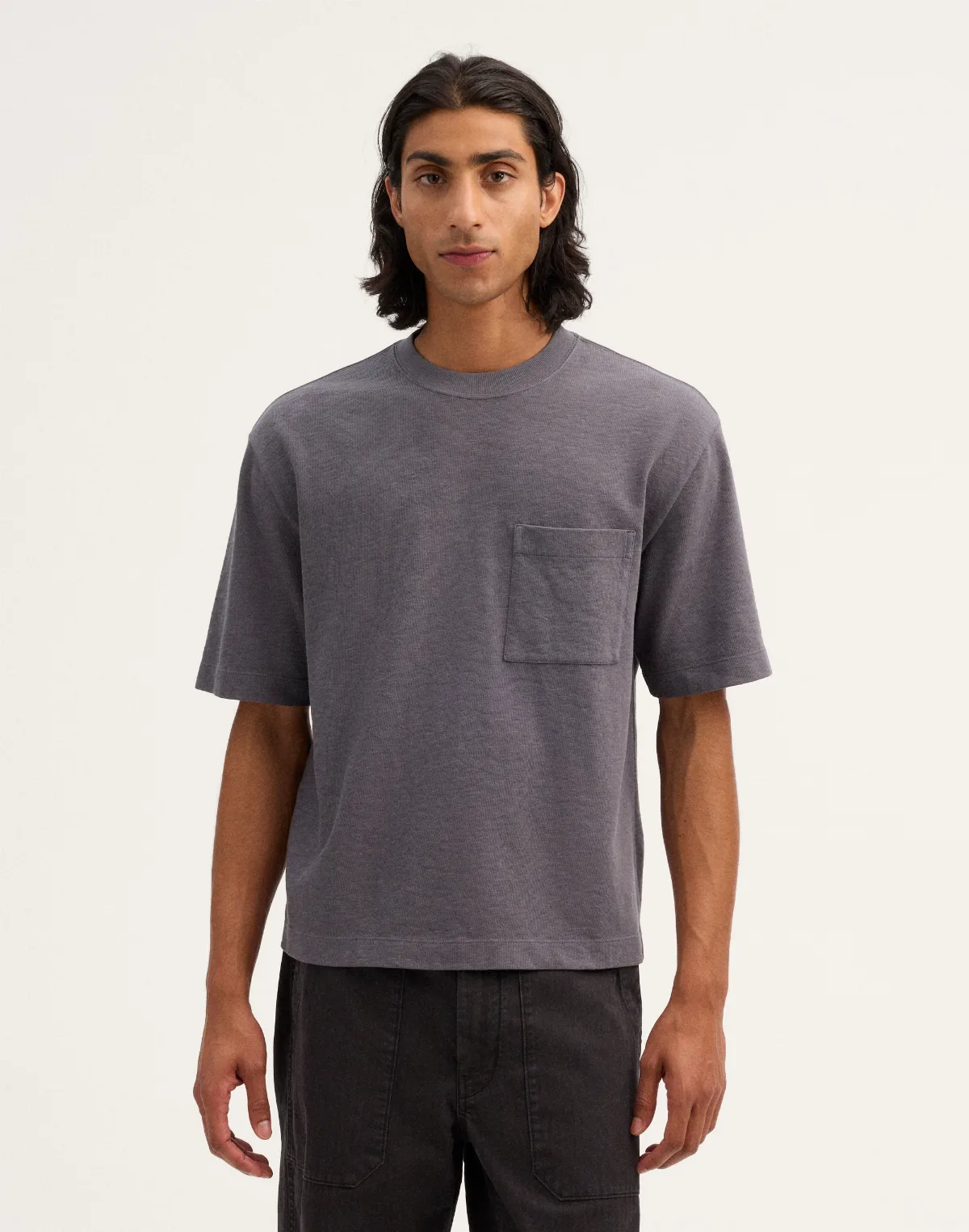Boxy Pocket Tee in Weekend Slub by MW