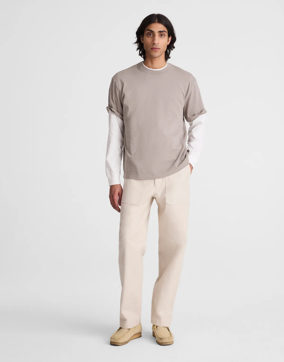 Fatigue Pants in Reverse Sateen by MW
