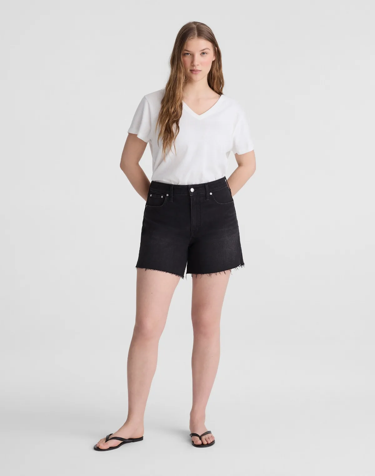 The Curvy Perfect Vintage Mid-Length Jean Short by MW