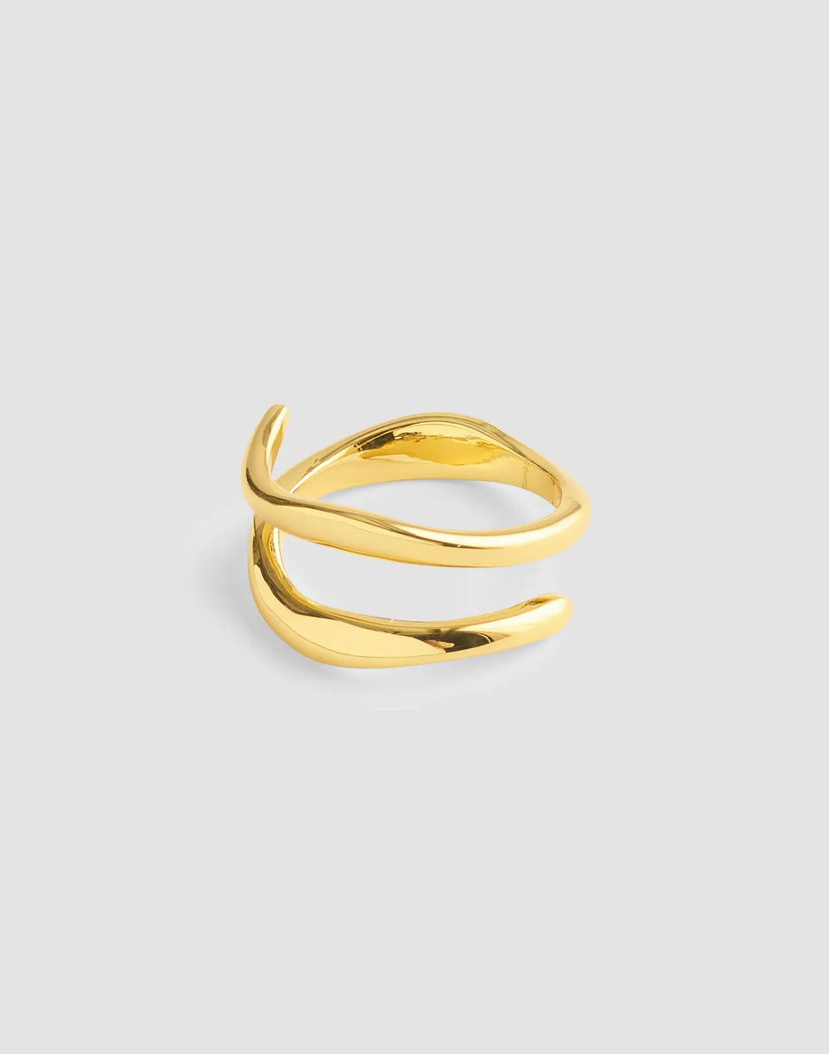 Sculptural Illusion Statement Ring