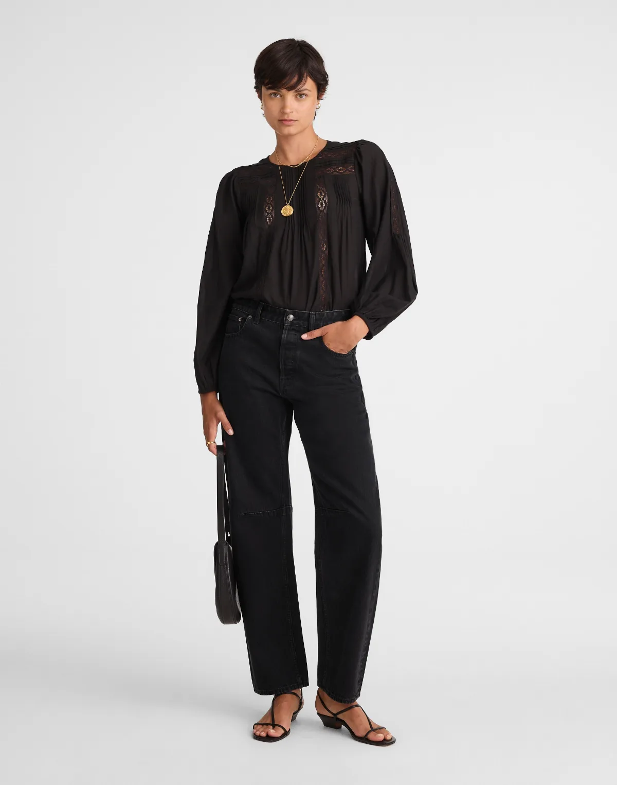 The Short Darted Barrel-Leg Jean by MW