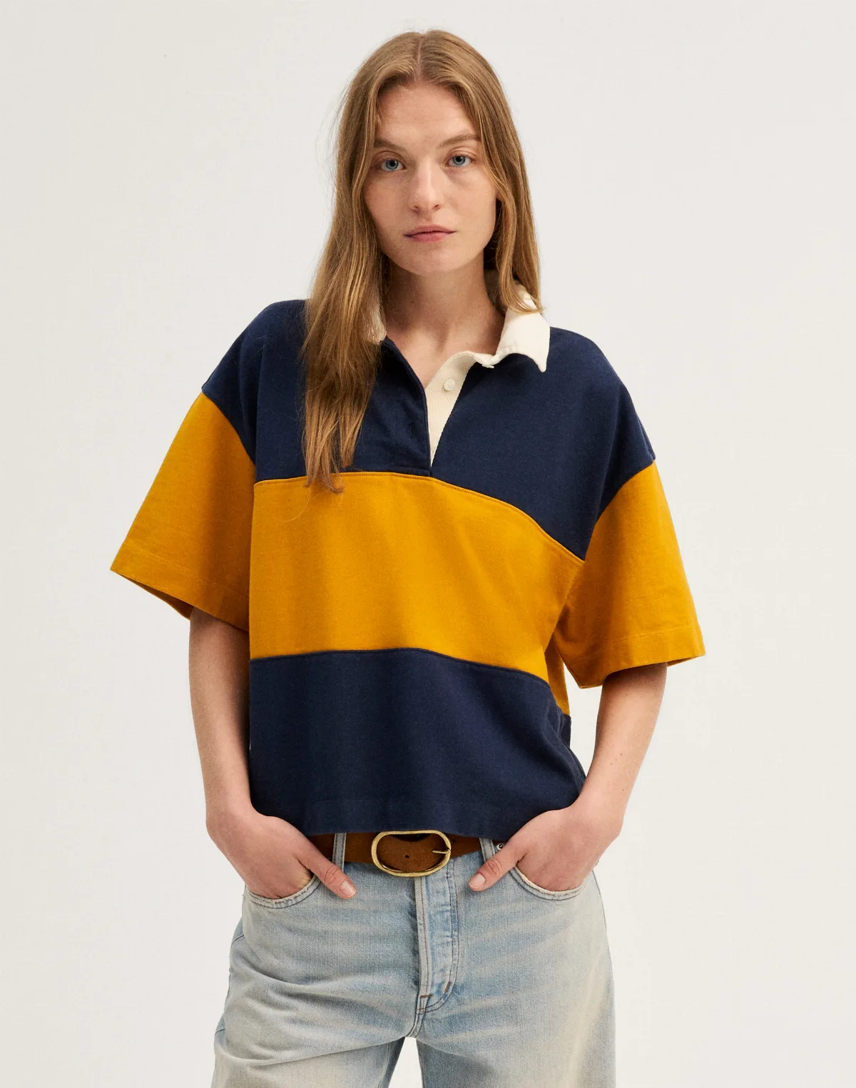 The Boxy Rugby Polo in Club Cotton by MW