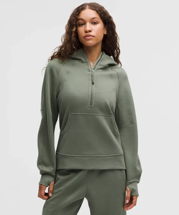 Scuba Oversized Half-Zip Hoodie