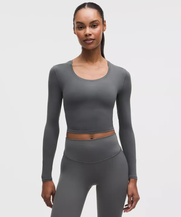 Unrestricted Power Cropped Long-Sleeve Shirt by lululemon