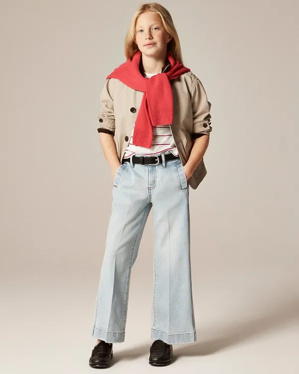 Sailor Stretch Denim Trouser by J.Crew