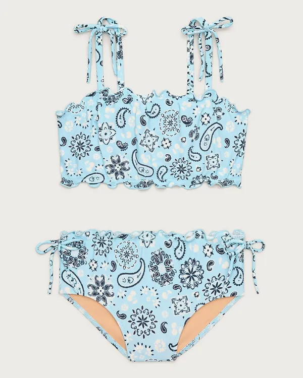 Lettuce-Edge Two-Piece Swimsuit by J.Crew