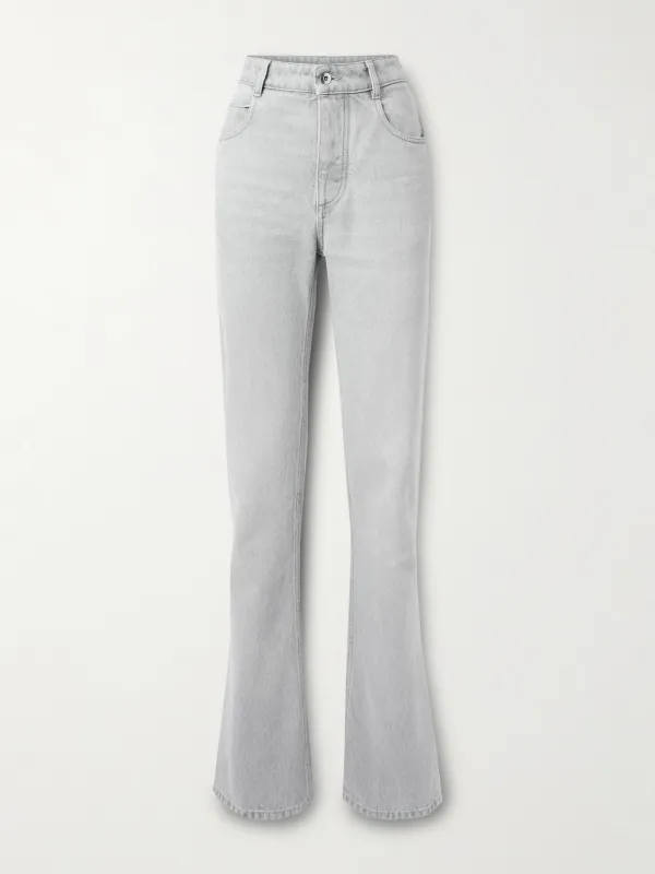 High-Rise Straight-Leg Jeans by Bottega Veneta