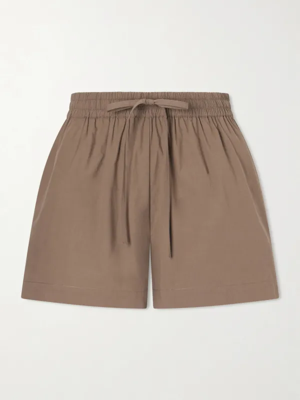 Organic Cotton-Poplin Shorts