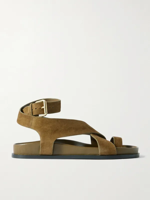 Jalen Suede Sandals by A Emery