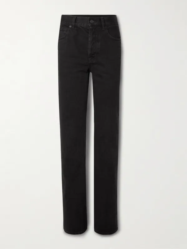 Nico Mid-Rise Straight-Leg Jeans