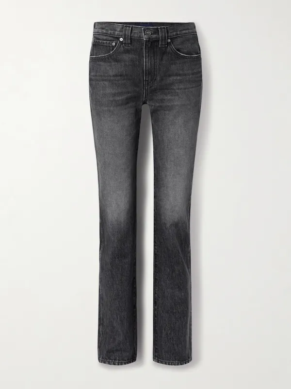 Farley High-Rise Straight-Leg Jeans