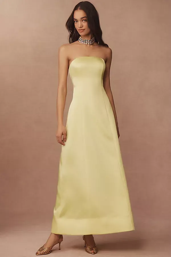 Piper Strapless Fit & Flare Maxi Dress
