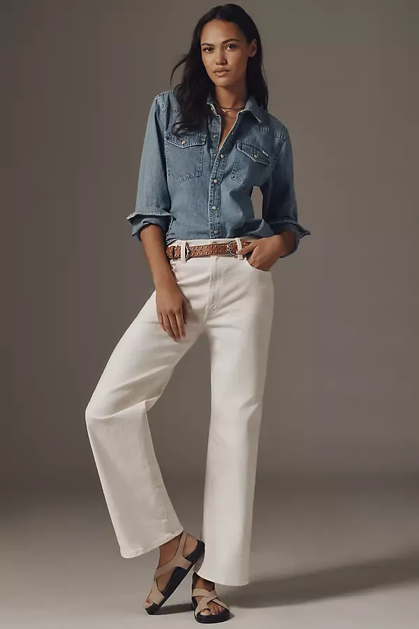 The Rambler High-Rise Zip Ankle Jeans