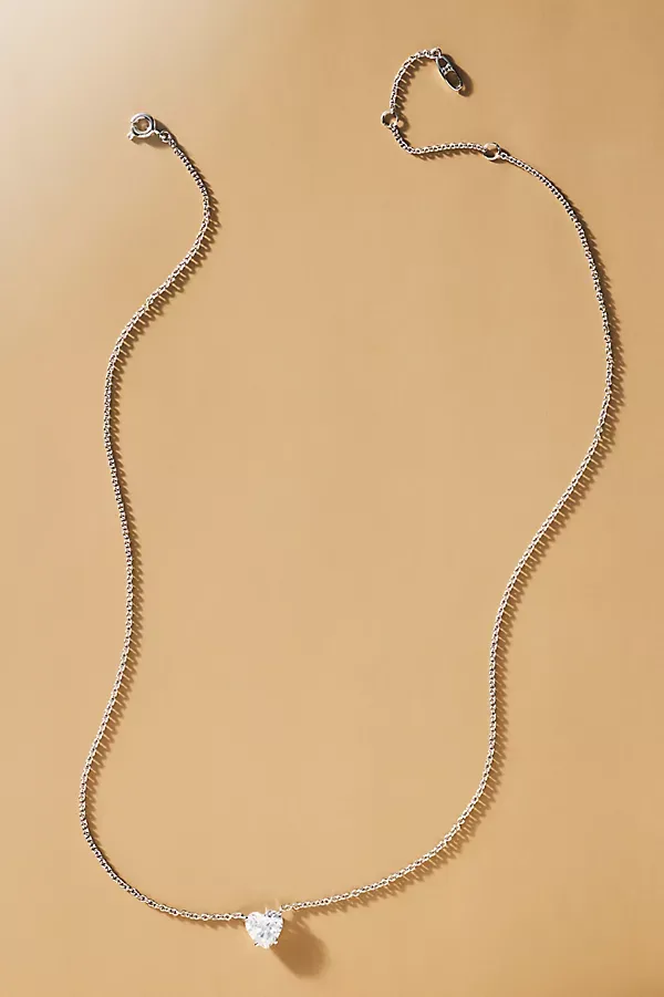 Modern Love Heart Necklace