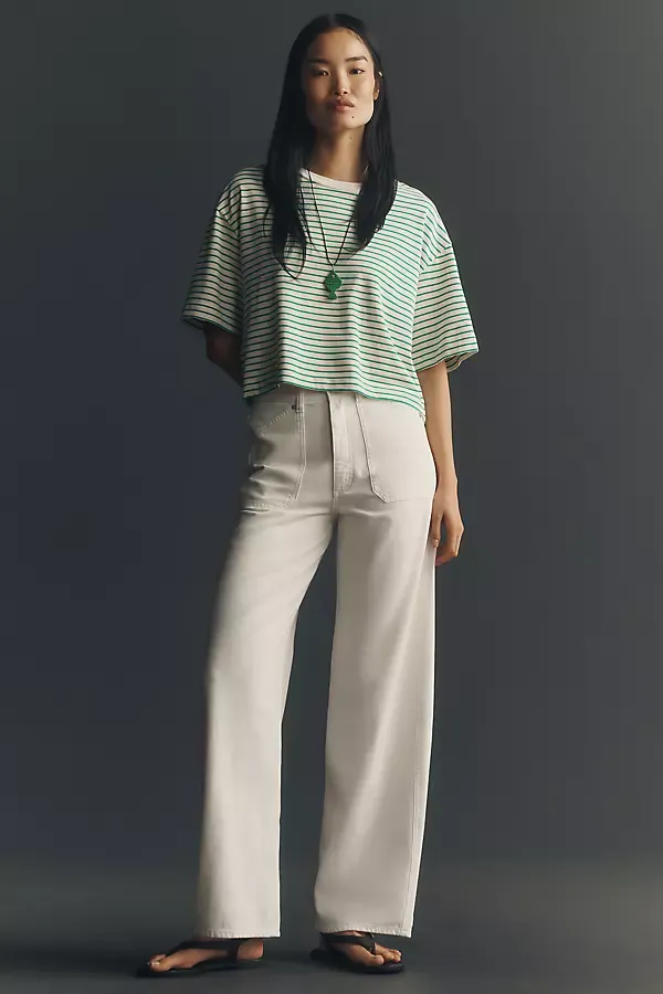 Taylor High-Rise Relaxed Barrel Jeans by DL1961