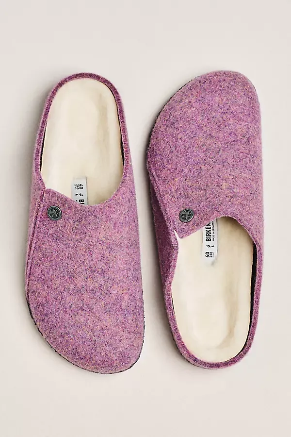 Zermatt Wool Felt Shearling Clogs by Birkenstock